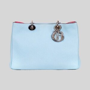 SOLD Dior Diorssimo Light Blue Large Tote